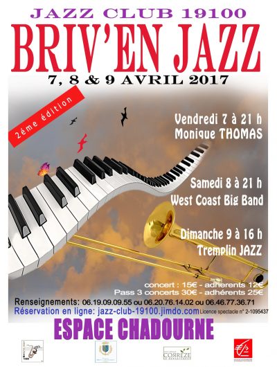 Affiche de Briv'en Jazz édition 2017